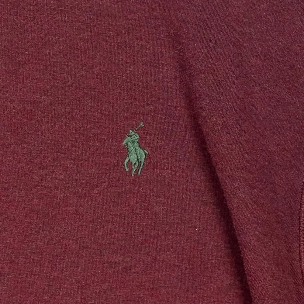Polo Ralph‎ Lauren Maroon Quarter Zip Pullover Sweatshirt XXL